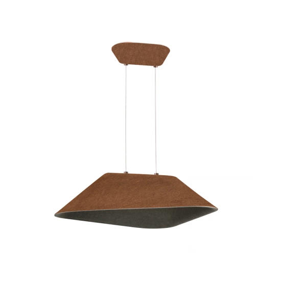 23172 PENDANT LED LIGHT 8W SMD 3000K ACOUSTIC BROWN - GREY Zambelis Lights